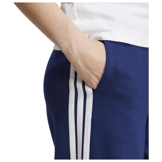 Adidas Γυναικείο παντελόνι φόρμας Essentials 3-Stripes Fleece Wide Pants
